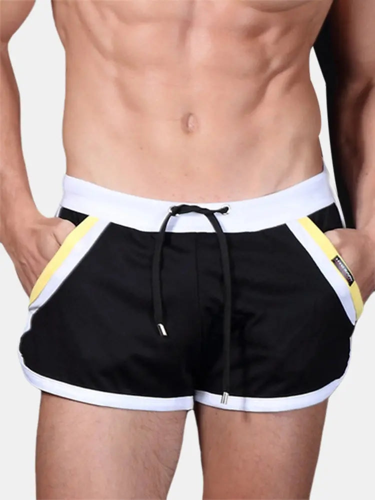 2 Pack Drawstring Leisure Men's Loose Boxer Shorts