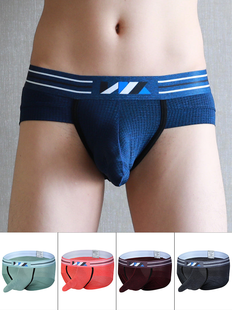 2 Pack Soft Separated Pouch Mens Briefs