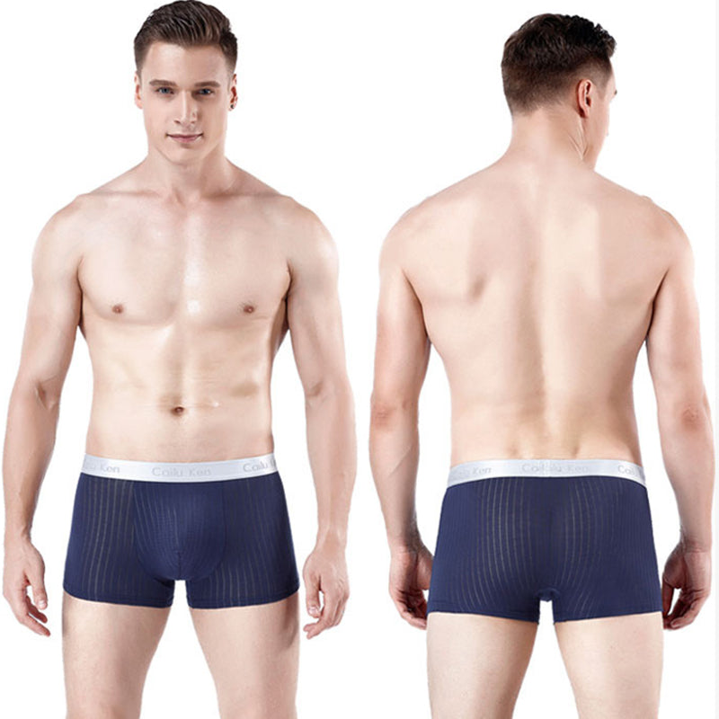 Men's Casual Modal Solid Boxer Briefs