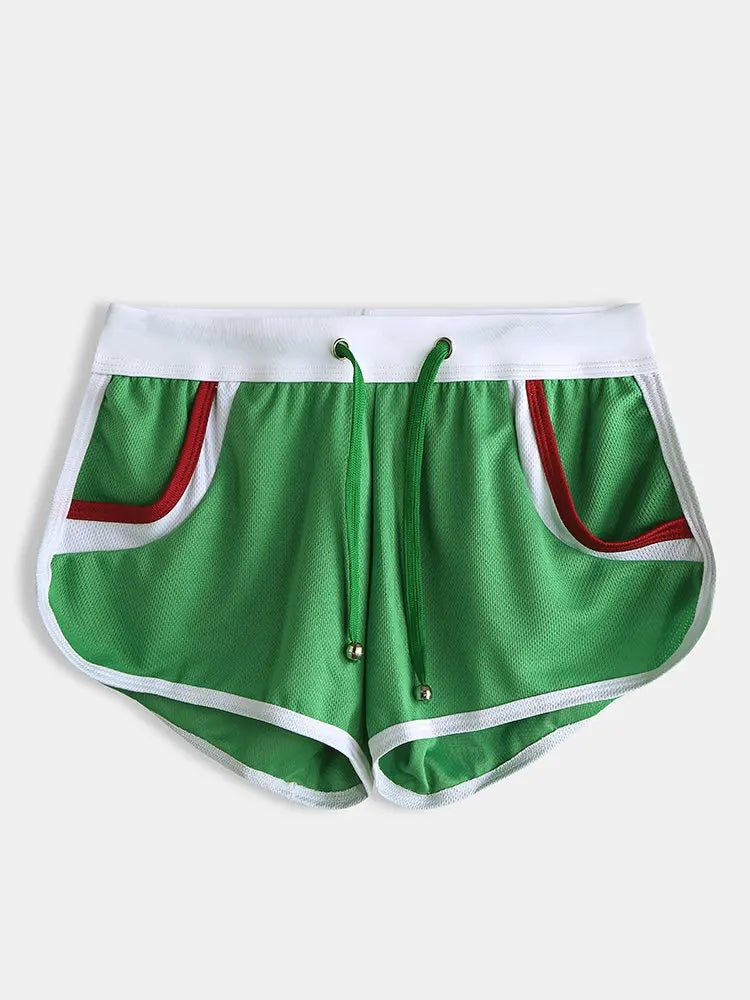 2 Pack Drawstring Leisure Men's Loose Boxer Shorts