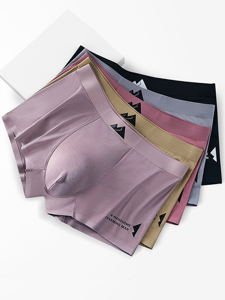 3 Pack Men's Breathable Modal Trunks Underwear