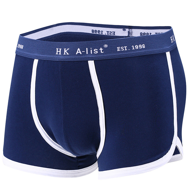 Men's Cotton Mid-waist Boxer Briefs