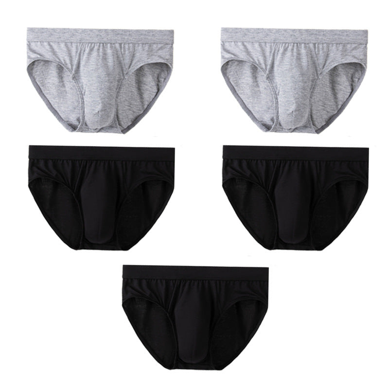 5Pcs Comfortable Side Hollow Out Briefs For Men