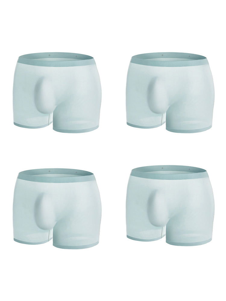 4 Pack Summer Cool Underwear With Support Pouch