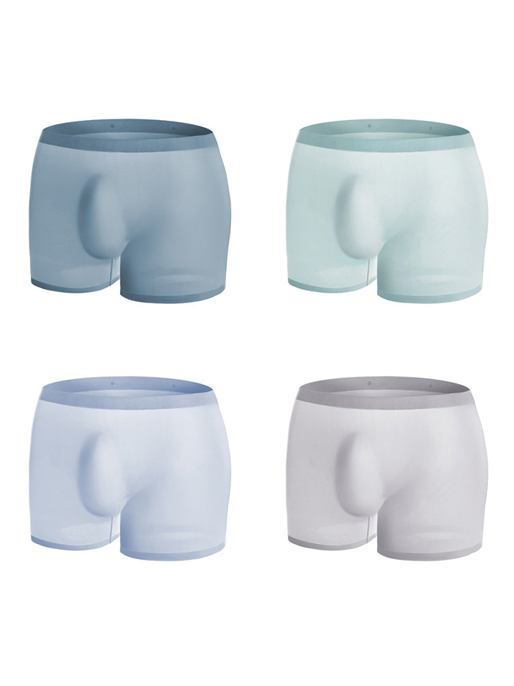 4 Pack Summer Cool Underwear With Support Pouch