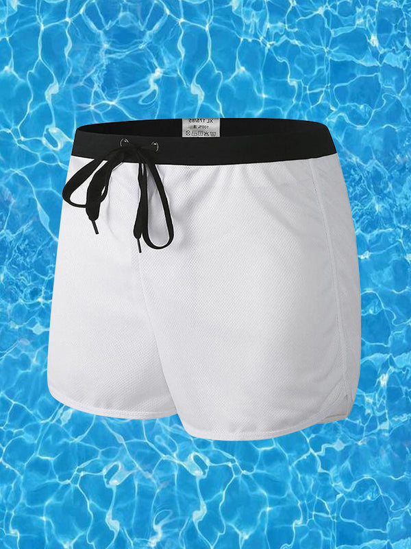 Mens Mesh Swim Trunks Arrow Pants