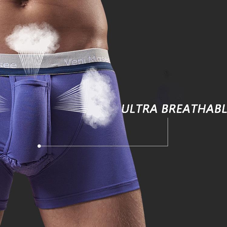 Men's Casual Cotton Separate Boxer Briefs