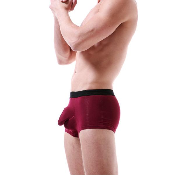 Men's Elephant Separate Pouch Modal Boxer Briefs