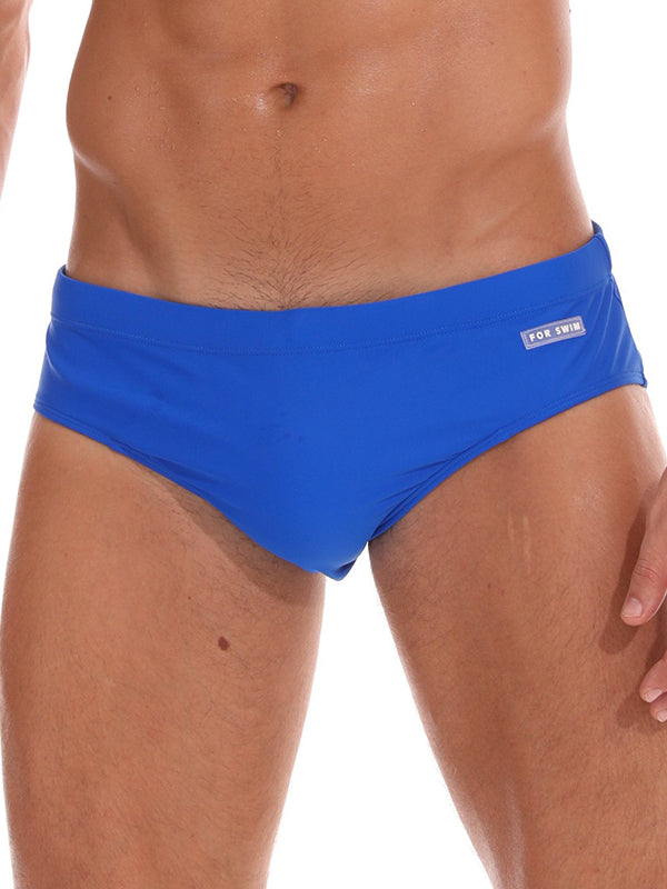 Mens Paded Racing Swimming Briefs