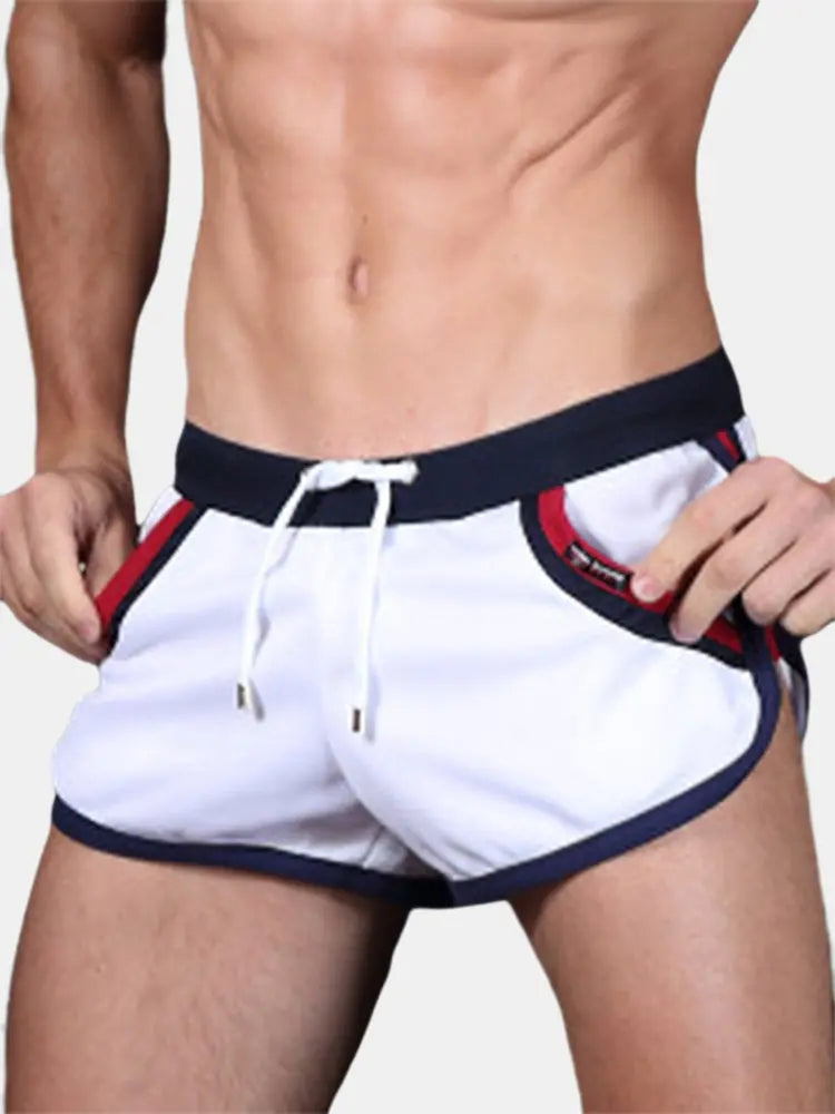 2 Pack Drawstring Leisure Men's Loose Boxer Shorts