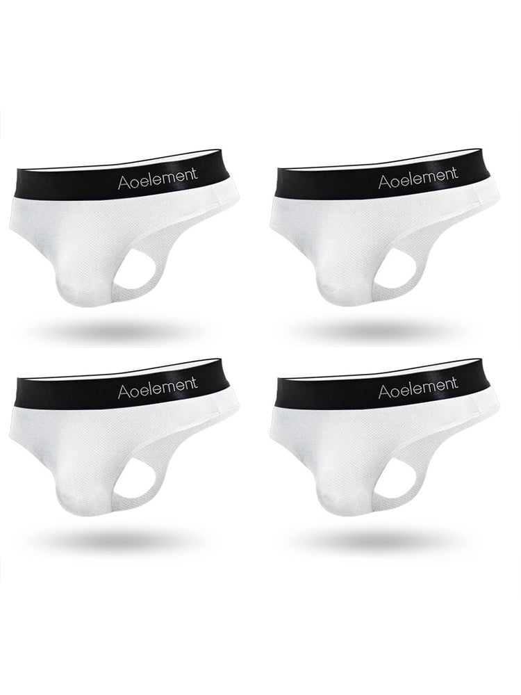 4 Pack Athletic Thongs Fitting Men's Underwear