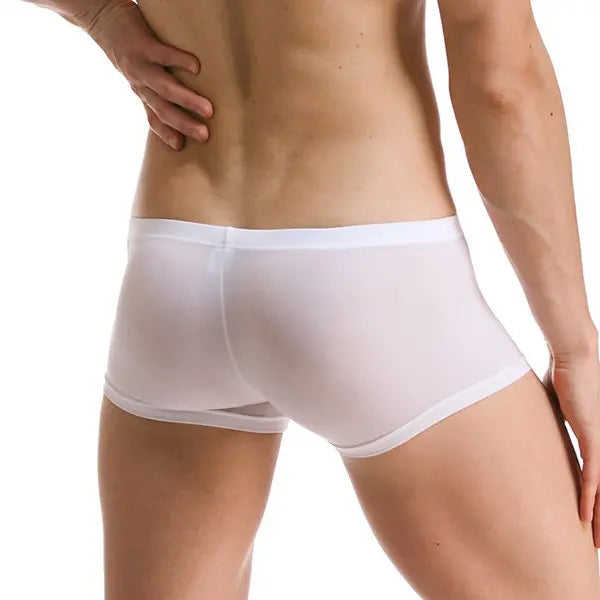 Thin Breathable Ice Silk U Convex Boxers for Men