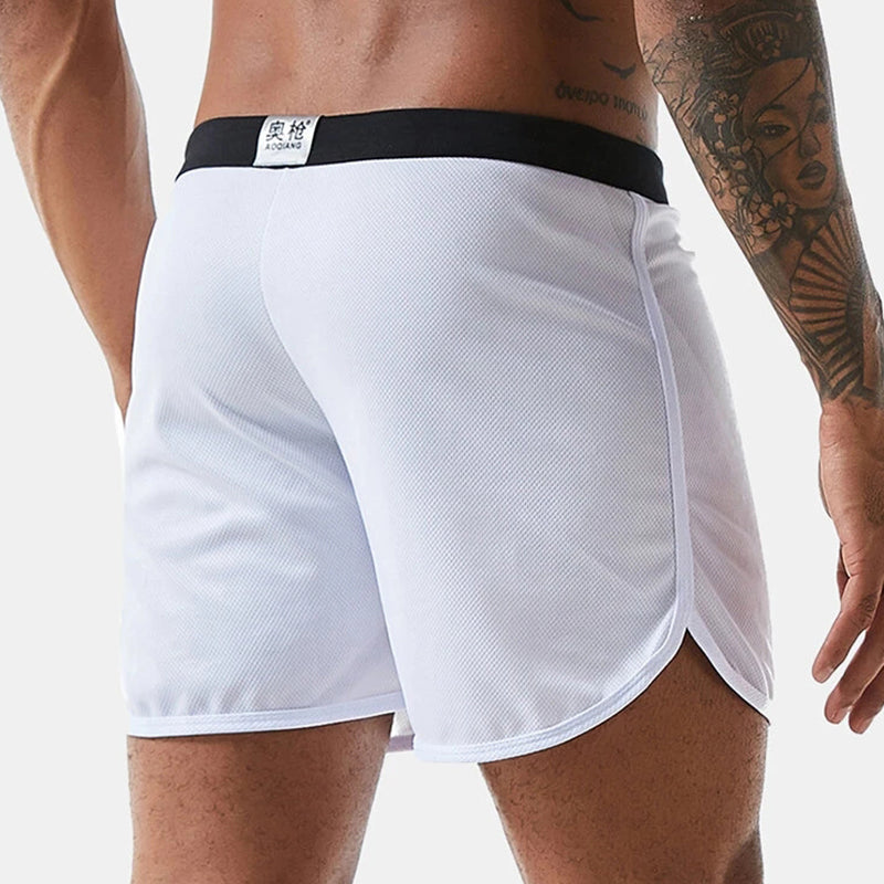 Mens Mesh Swim Trunks Arrow Pants