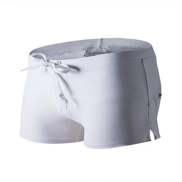 Men's Quick Drying Drawstring Swim Trunks