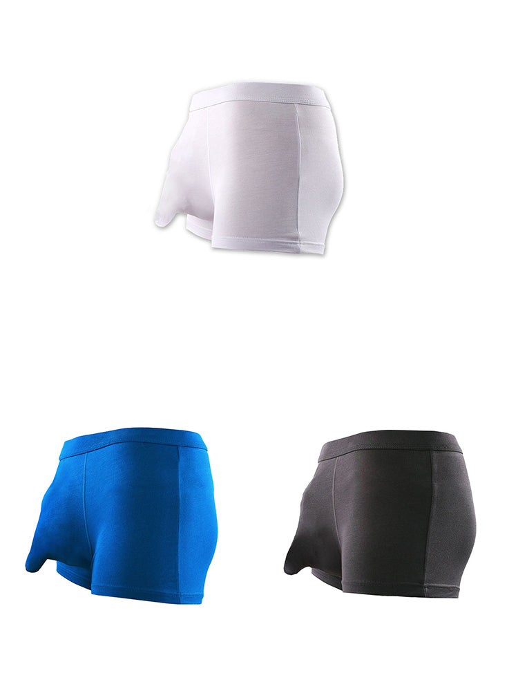 3 Pack Men’s Separate Sexy Free Stretch Trunks