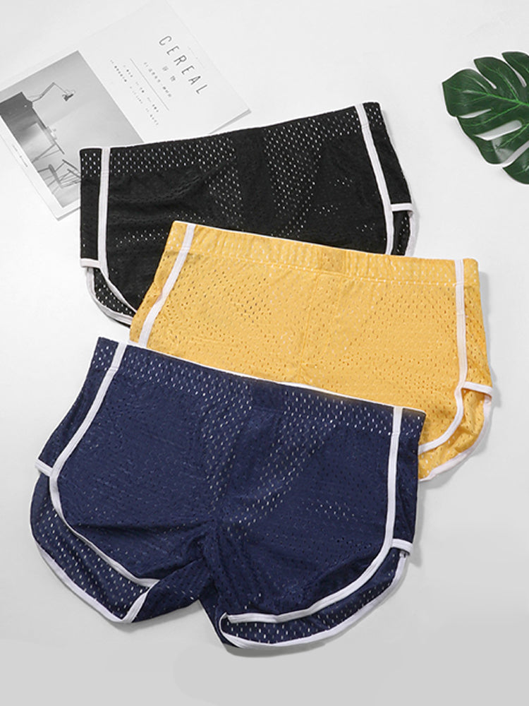 3 PACK Big Pouch Support Breathable Trunks Pajamas