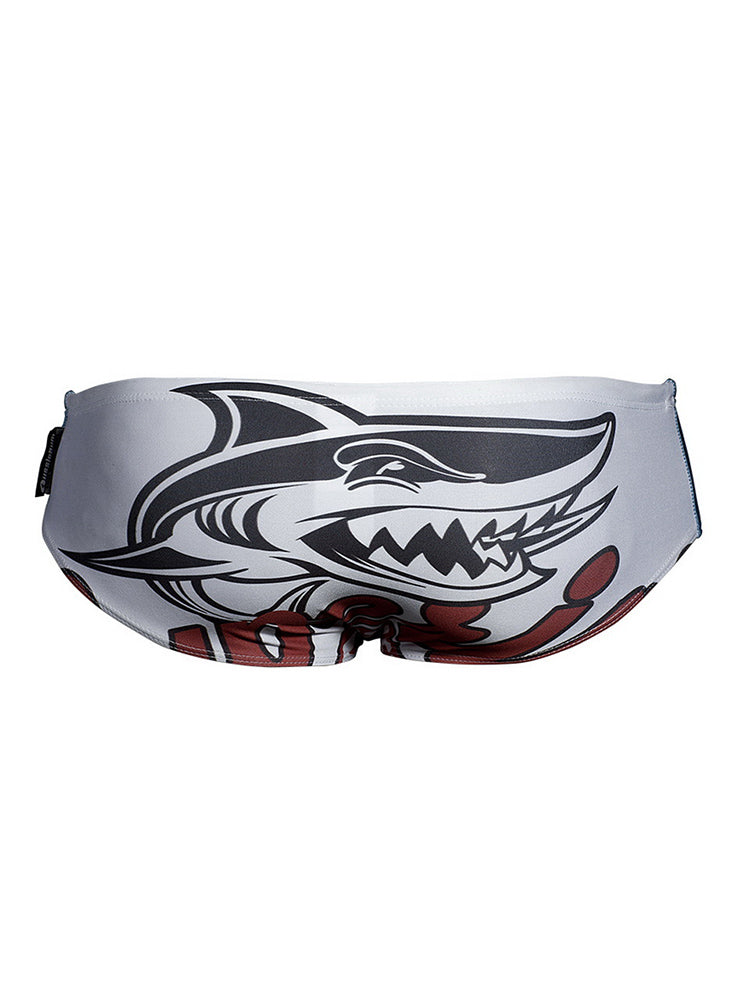Men's Shark Printed Swimming Trunks