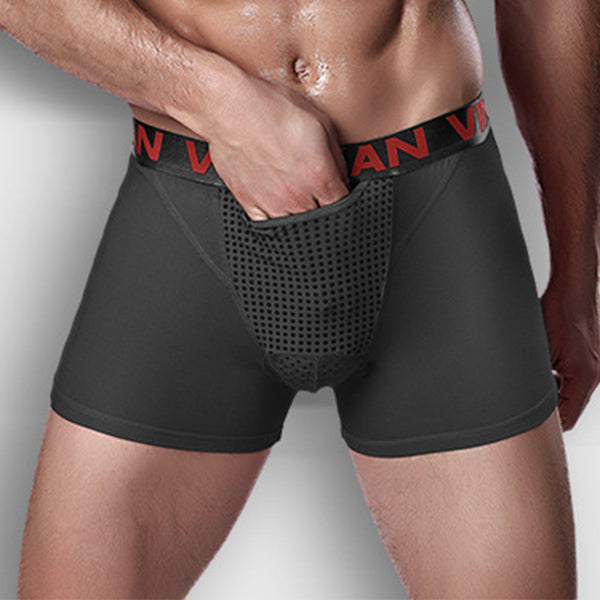 Men's Ball Microparticles Functional Modal Boxer Briefs