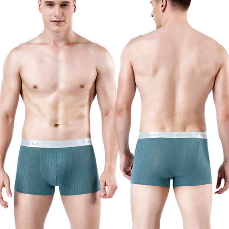 4 Pack Soft Massage Support Pouch Boxer Briefs