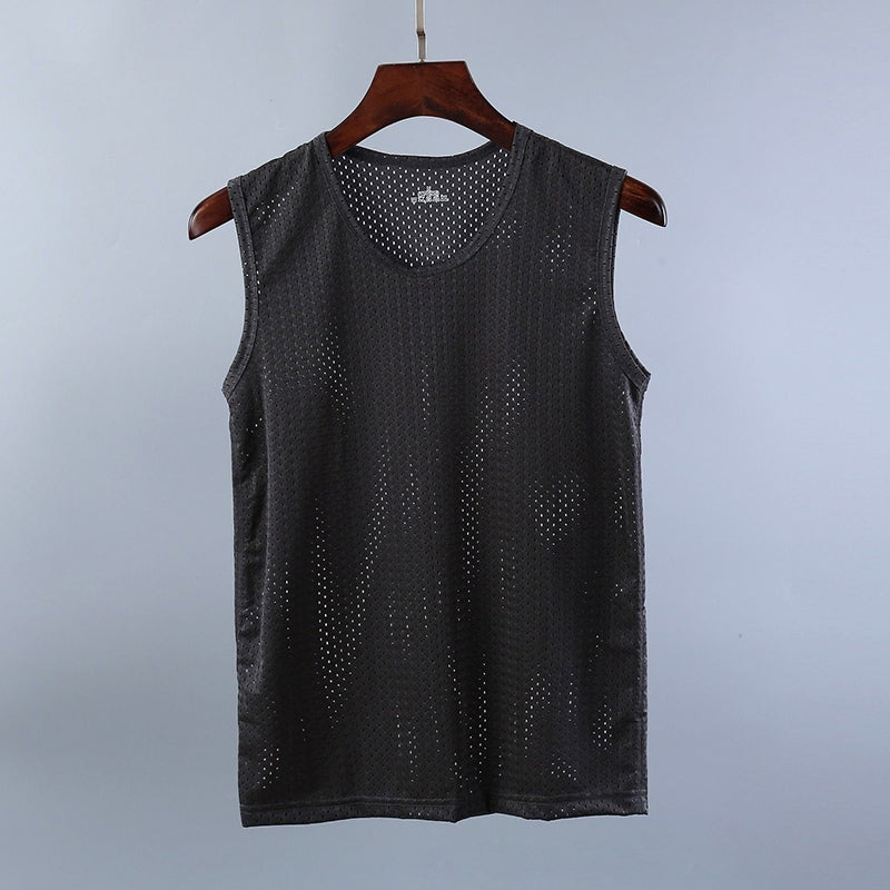 Mens Mesh Sports  Quick-drying Tanks