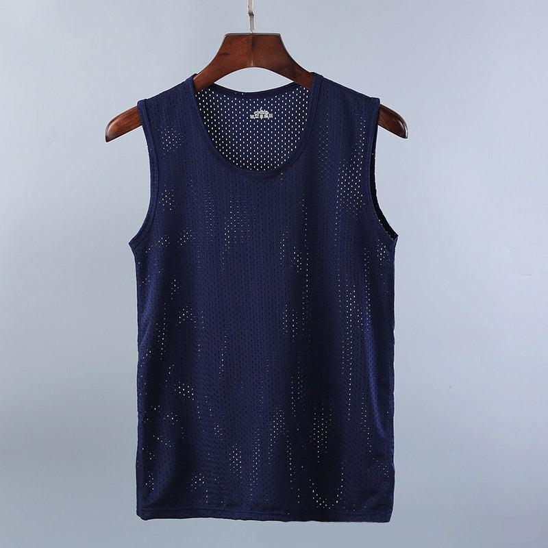 Mens Mesh Sports  Quick-drying Tanks