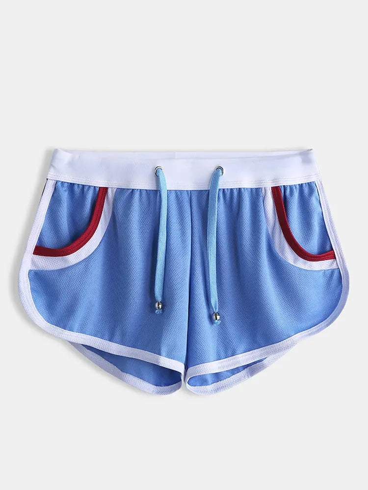 2 Pack Drawstring Leisure Men's Loose Boxer Shorts