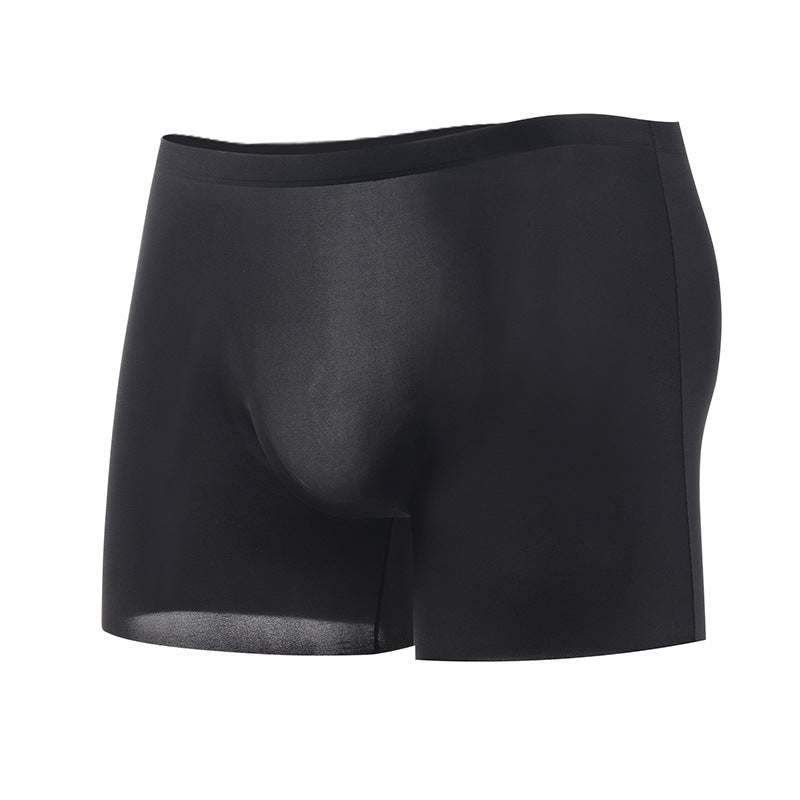 Transparent Ice Silk Seamless Men's Trunk