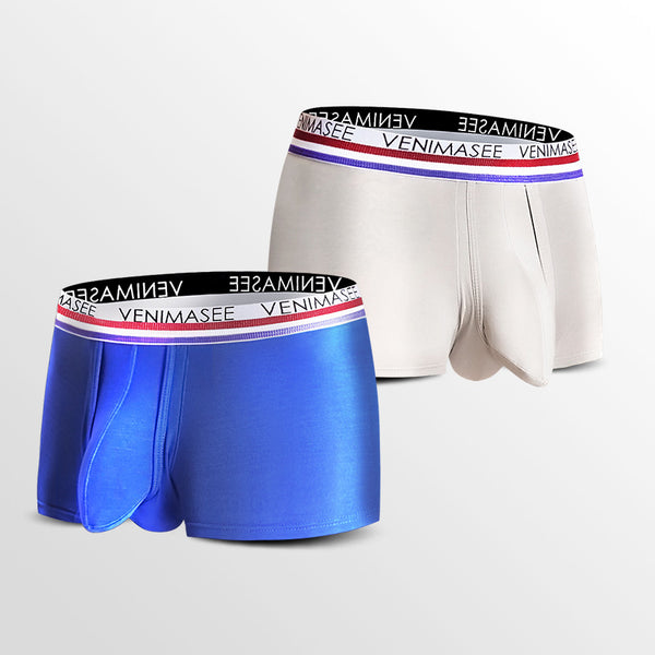 Modal Underwear Separate Pouch Boxer Briefs