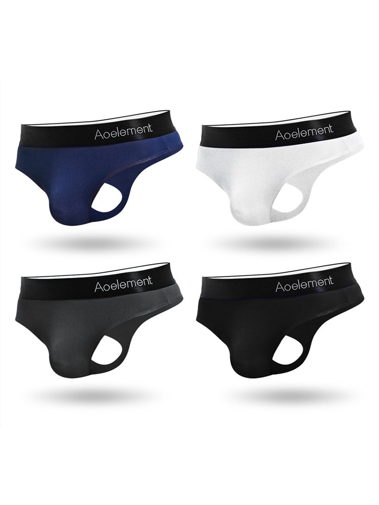 4 Pack Athletic Thongs Fitting Men's Underwear