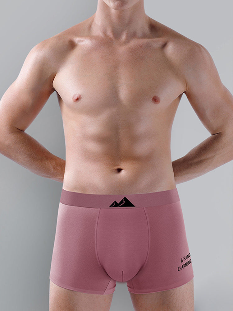 3 Pack Men's Breathable Modal Trunks Underwear