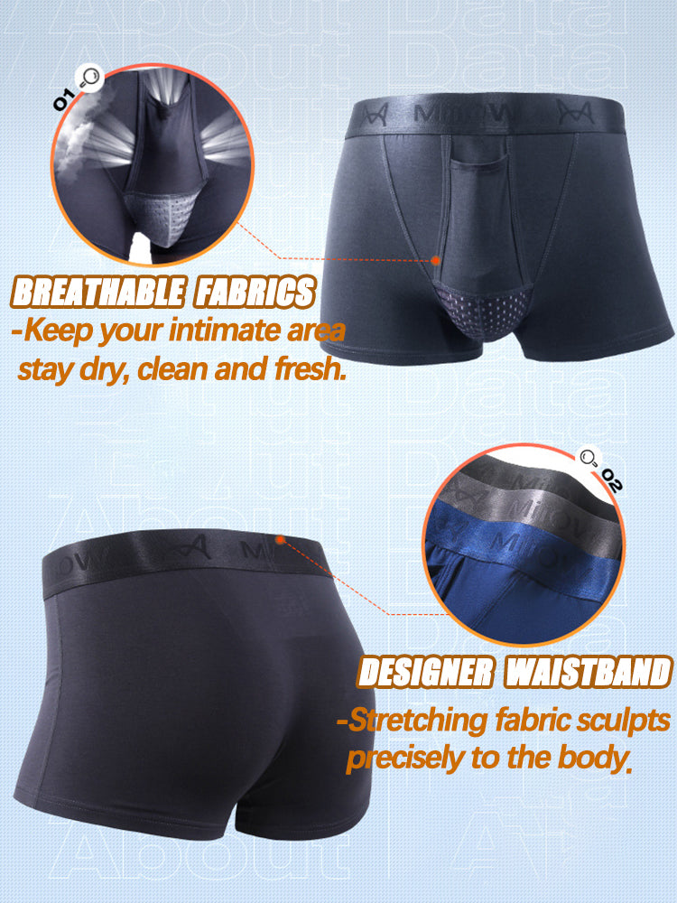 2 Pack Separate Dual Support Pouch Men's Underwear