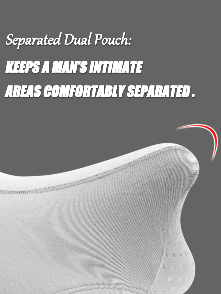 4 Pack Separate Dual Pouch Men's Briefs